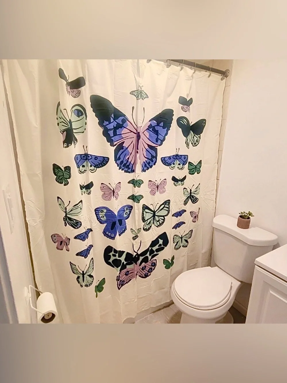 Room Essentials Butterfly Shower Curtain